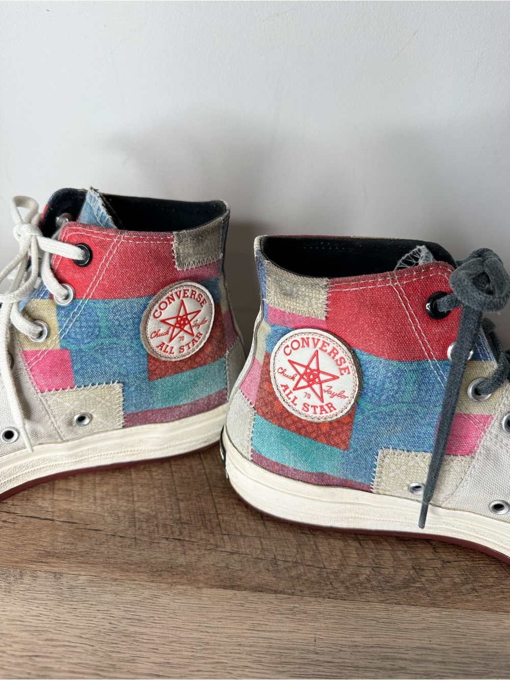 CONVERSE ALL STARS Chuck Taylor 70 High Top Chinese New Year Patchwork Size 10 - Picture 4 of 13